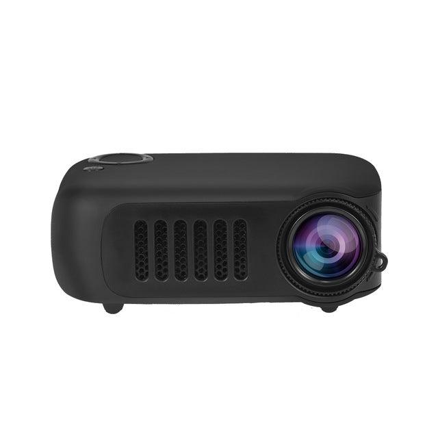 Mini Portable Projector 800 Lumens Eye-Care 1080p LCD 50,000 Hours Lamp Life Home Cinema Video Projector - carbinjoy