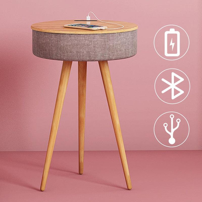 Bluetooth Speaker Coffee Table - carbinjoy