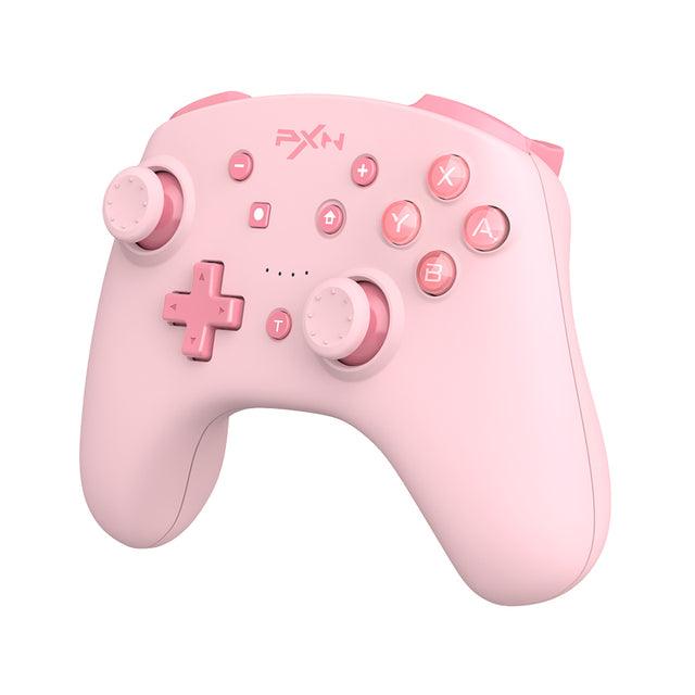 Controller for Nintendo Switch Gamepad for PC Bluetooth-compatible for Switch Lite/PC USB Data Cable Remote NFC/Amibo Pink - carbinjoy