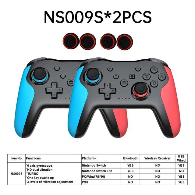 Bluetooth 2.4G Wireless Controller Switch Pro PC TV Box Smart Phone Tablet PS3 Tesla Shock Joystick Gamepad - carbinjoy