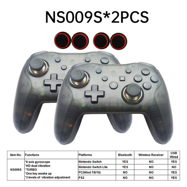 Bluetooth 2.4G Wireless Controller Switch Pro PC TV Box Smart Phone Tablet PS3 Tesla Shock Joystick Gamepad - carbinjoy