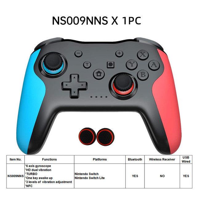 Bluetooth 2.4G Wireless Controller Switch Pro PC TV Box Smart Phone Tablet PS3 Tesla Shock Joystick Gamepad - carbinjoy